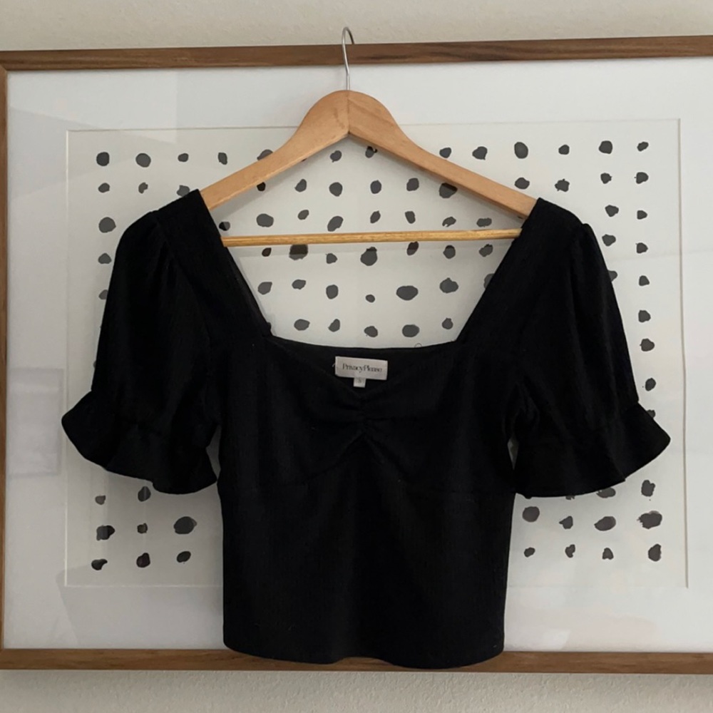Black Crop Top